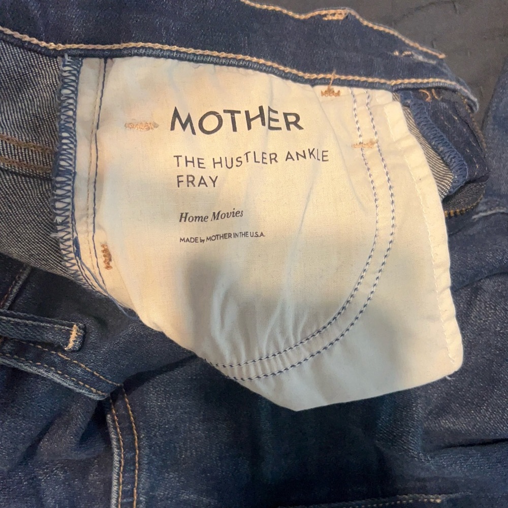 Mother Denim: Home Movies The Hustler Ankle Fray; kick flare